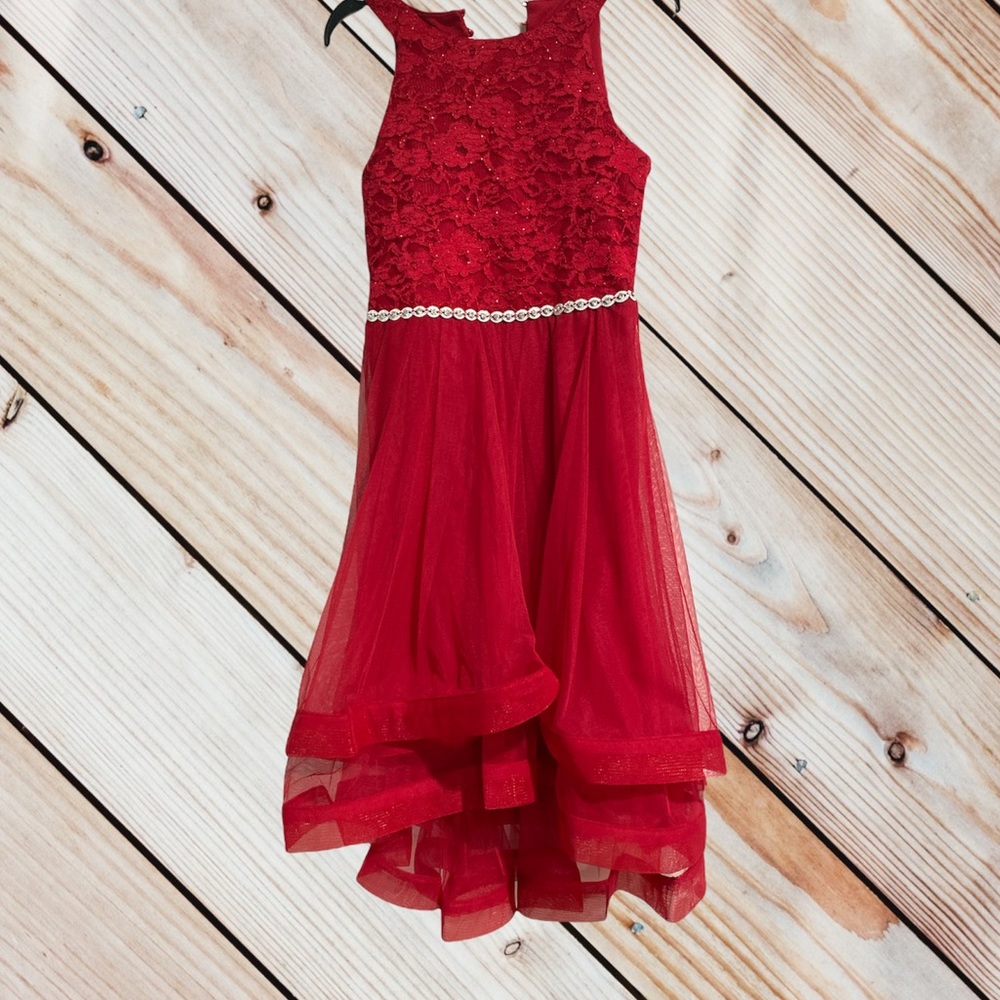 ♦️NWT Speechless kids gorgeous red High low Dress Sz 12